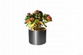 New style stainless steel hanging flower pot with led light 2