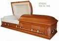 wooden casket for the funeral 2