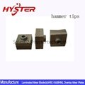 63HRC white iron shredder hammer tips for sugar mill OEM china professional manu