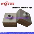 63HRC white iron shredder hammer tips for sugar mill OEM china professional manu