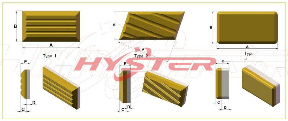 ASTM A532 高鉻鑄鐵 復合耐磨塊 耐磨滑塊塊 4