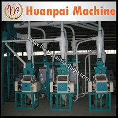 High efficiency small grain roller mill