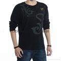 Wholesale high quality mens sweatshirt without hood  1