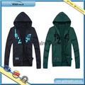 Men' polyester cotton blended repeat order brand hoodies