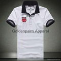 OEM High quality custom logo embroidery unisex polo shirt 