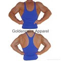 2014Wholesale fancy design custom-made blank mens stringer vest 