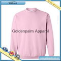 Mens Plain Pullover Fleece Sweatshirt  1