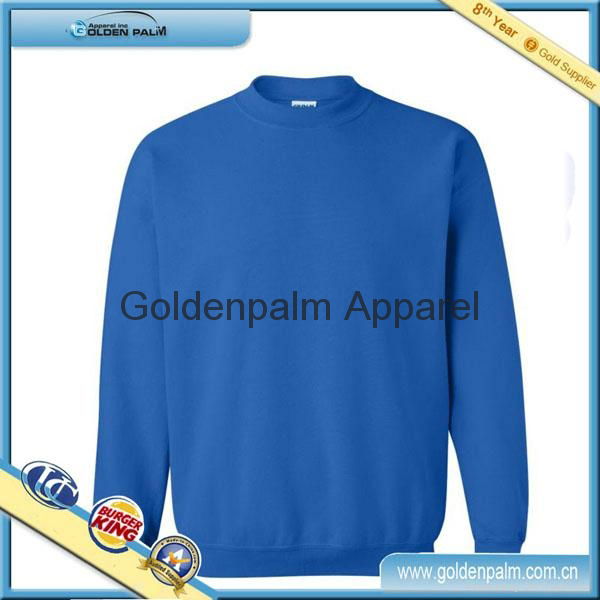 Mens Plain Pullover Fleece Sweatshirt  5
