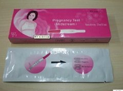 urine pregnancy test  