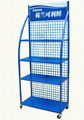 Metal Wire Hanging Basket Flooring Rack/Snack Food Display Rack 4