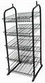 Metal Wire Hanging Basket Flooring Rack/Snack Food Display Rack 5