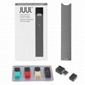 china OEM factory supplier Blue JUUL DEVICE kits +CHARGER STARTER KIT with 4 POD 2