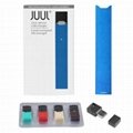 china OEM factory supplier Blue JUUL DEVICE kits +CHARGER STARTER KIT with 4 POD 3