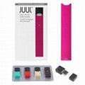 china OEM factory supplier Blue JUUL DEVICE kits +CHARGER STARTER KIT with 4 POD 4