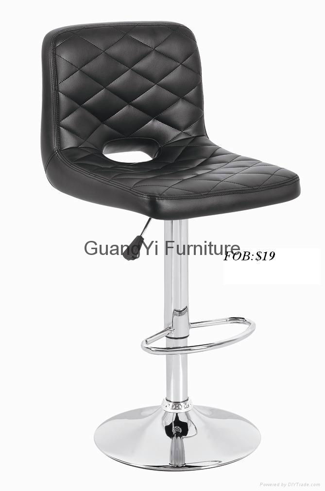 Modern synthetic leather PU PVC fabirc cloth bar stool bar chair barstol  3