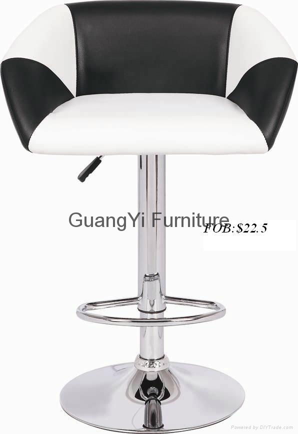 luxury PU leather bar stool bar chair  5