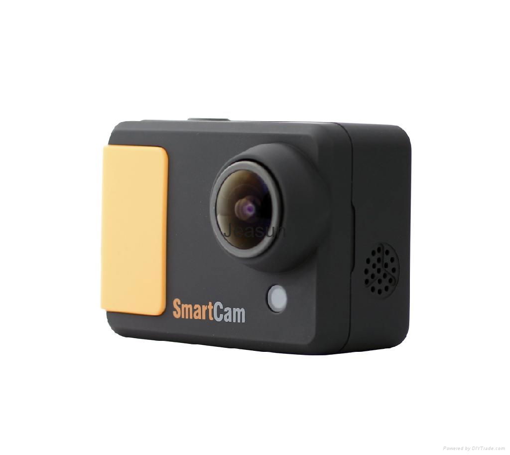 WIFI compact size 50 meters waterproof video camera same solution as Hero 3 3