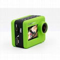 Ambarella waterproof action cam with WIFI function & LCD screen 3
