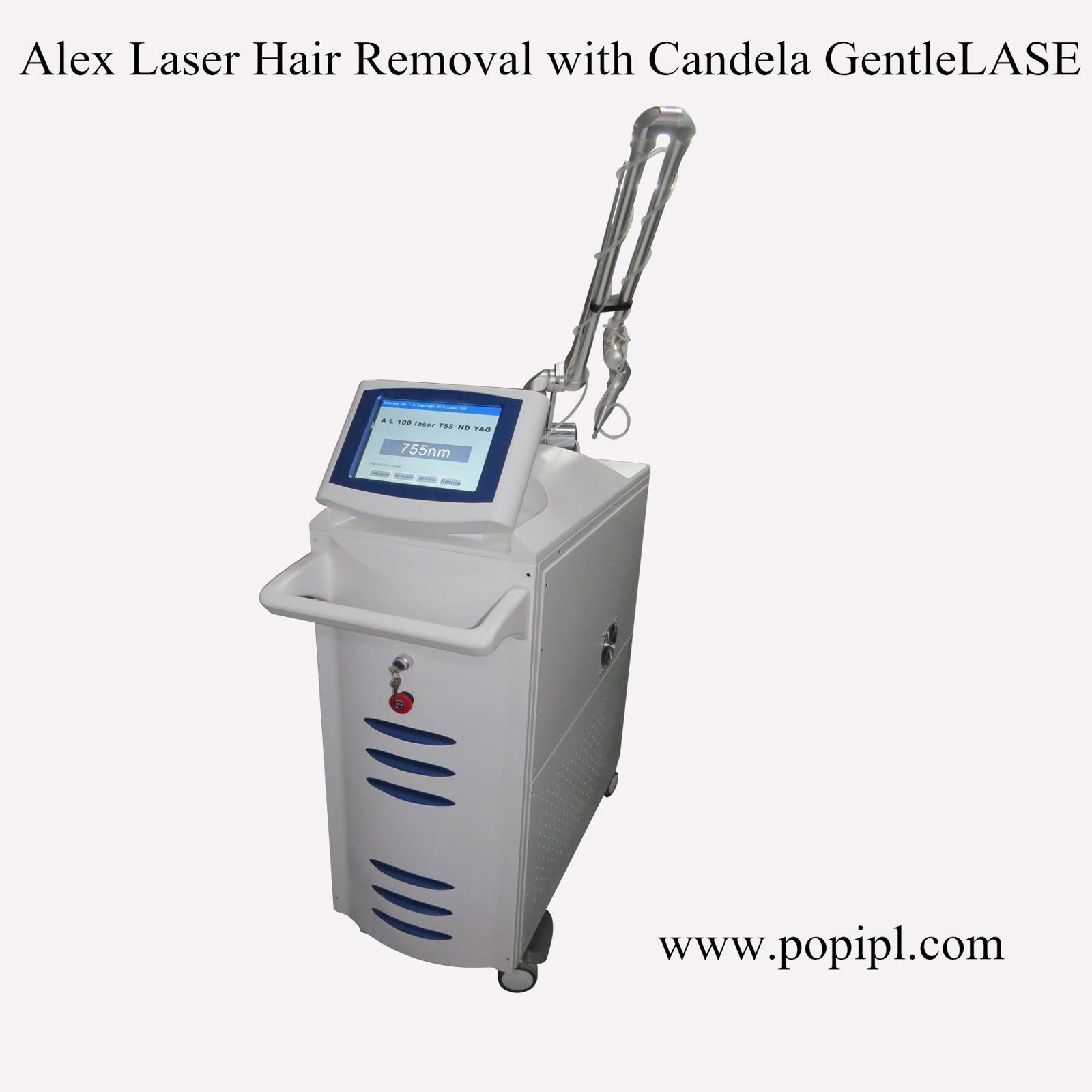 POP AL6 IPL 755 Alexandrite Long Pulse Laser ND YAG Hair Removal