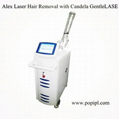  POP-AL6 IPL 755 Alexandrite long pulse Laser  ND YAG Hair Removal