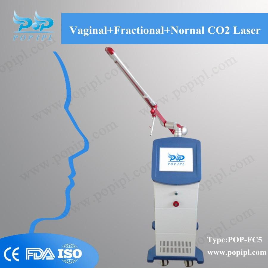 POPIPL Vaginal Fractional Co2 Laser RF Excited Tube Portable design CE appoval