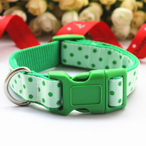 Charming dog decorative ribbon dog collars in MANY styles.