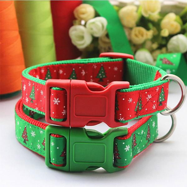 Charming dog decorative ribbon dog collars in MANY styles. 4