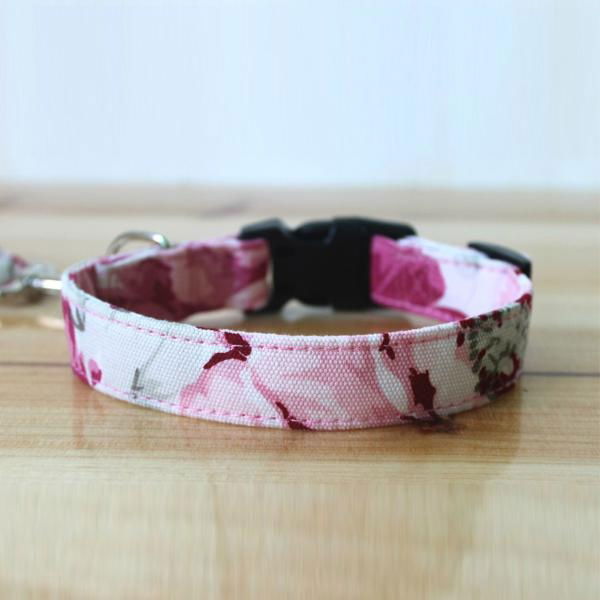 2014 Novelty Colorful Canvas Dog Collar&Lead(100 Colors)