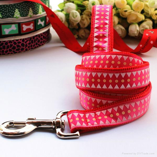 2014  New personalized fabric dog leash  3