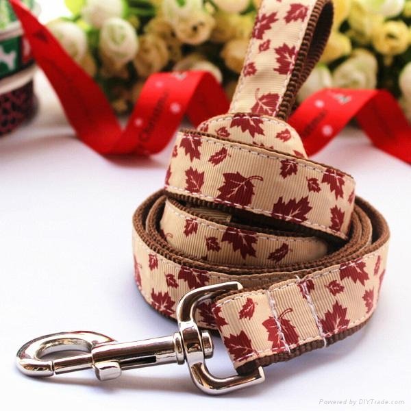 2014  New personalized fabric dog leash  4