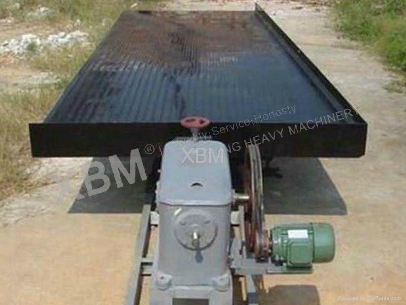mining ore stone shaking table,table concentrator from XBM 4