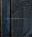 Coated denim fabric