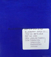 LAMLAM FABRIC, NYLON RAYON SPANDEX FABRIC, 