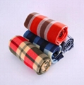 Polar fleece blankets Checks Design & Solid Colours  4