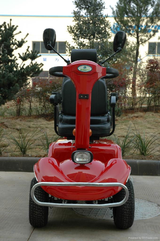 Mobility scooter with two seat 5