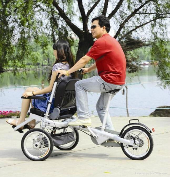 Easy folding electric baby stroller  2