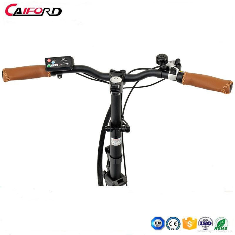 CF-TDN08Z 20inch coyote connect folding electric bike bycycle inner battery  2