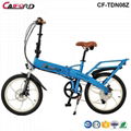 CF-TDN08Z 20inch coyote connect folding electric bike bycycle inner battery  1