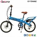 CF-TDN08Z 20inch coyote connect folding electric bike bycycle inner battery 
