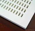 Perforated gypsum acoustic panel  4