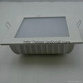 80lm/w 125*125mm 12w square recessed led cell ceiling light 3