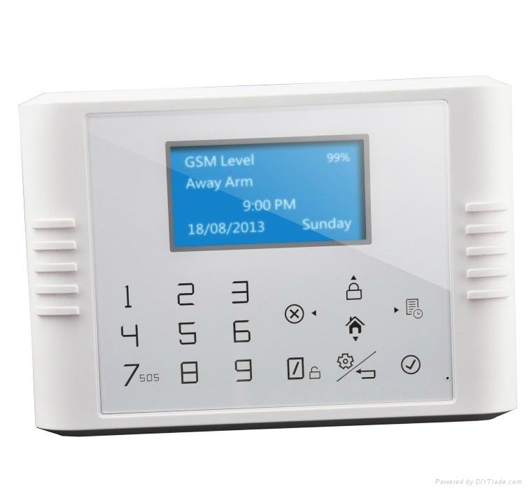 Wireless GSM PSTN contact ID burglary alarm system