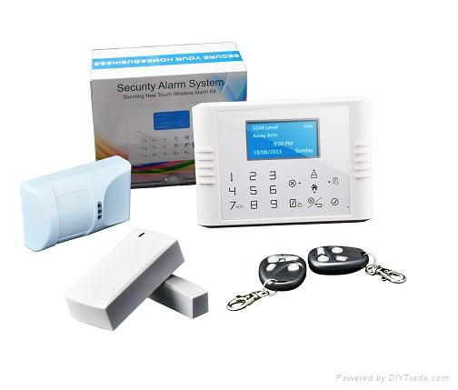 Wireless GSM PSTN contact ID burglary alarm system 4