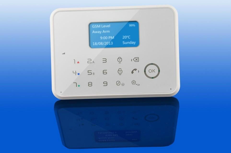 Wireless Home GSM PSTN  security alarm 