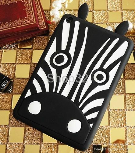 Marc By             Zebra Silicon Case for iPad Mini