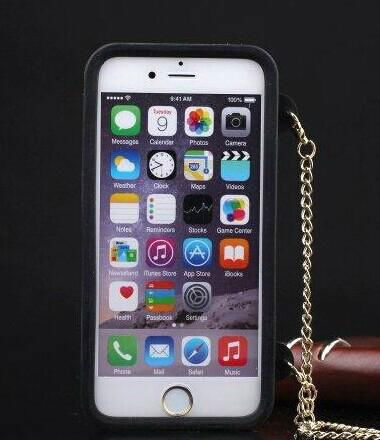          Quilted Case with Chain Holder for iPhone 6 Plus