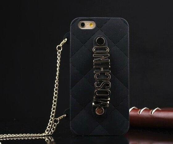          Quilted Case with Chain Holder for iPhone 6 Plus 5