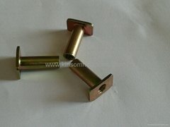 Square self-clinching nuts with color zinc plating rivet nuts