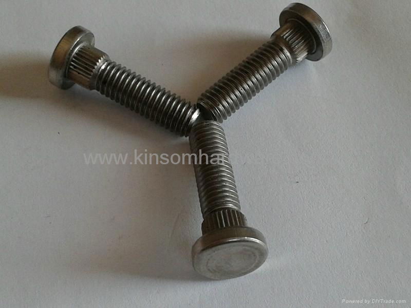 SUS 316 and A4-80 high strength knurled step special screw 2