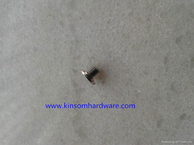 CD lines screw ,lines on flat head hexagon socket step stainless steel 304 screw 3